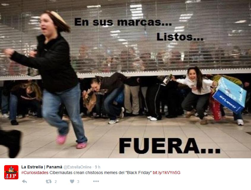 Supuesto inicio a la carrera de un Black Friday