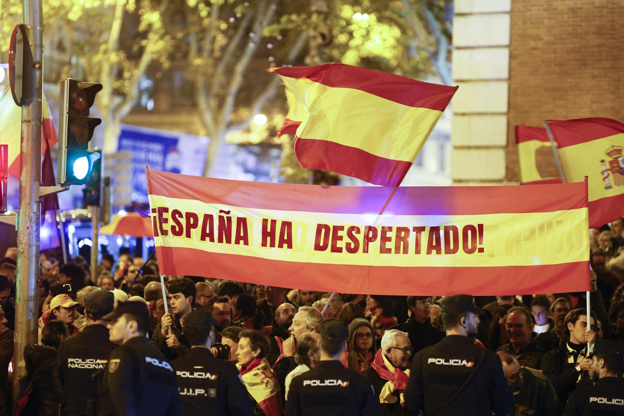 Detenido el líder de Democracia Nacional en Madrid por los disturbios