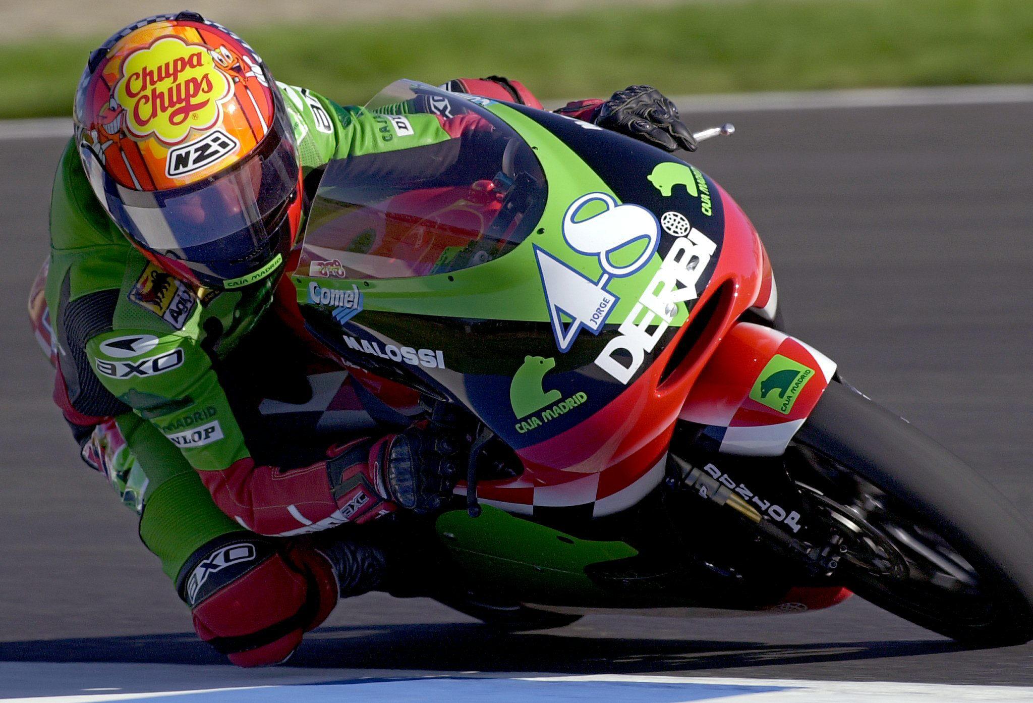 Lorenzo en su paso por 125cc