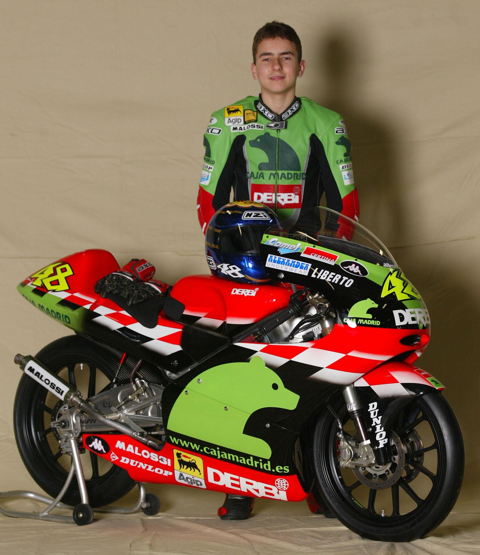 Lorenzo en su paso por 125cc