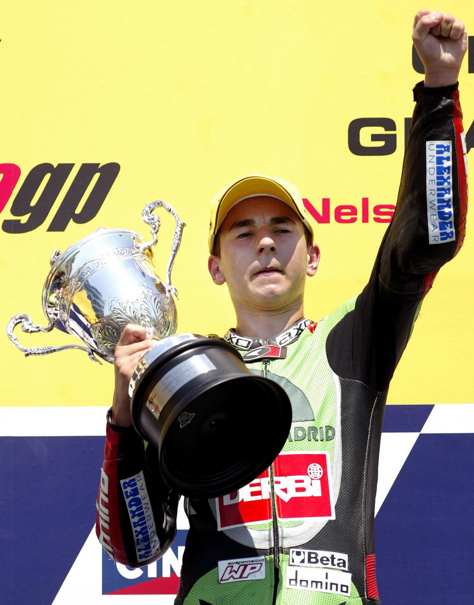 Lorenzo en su paso por 125cc