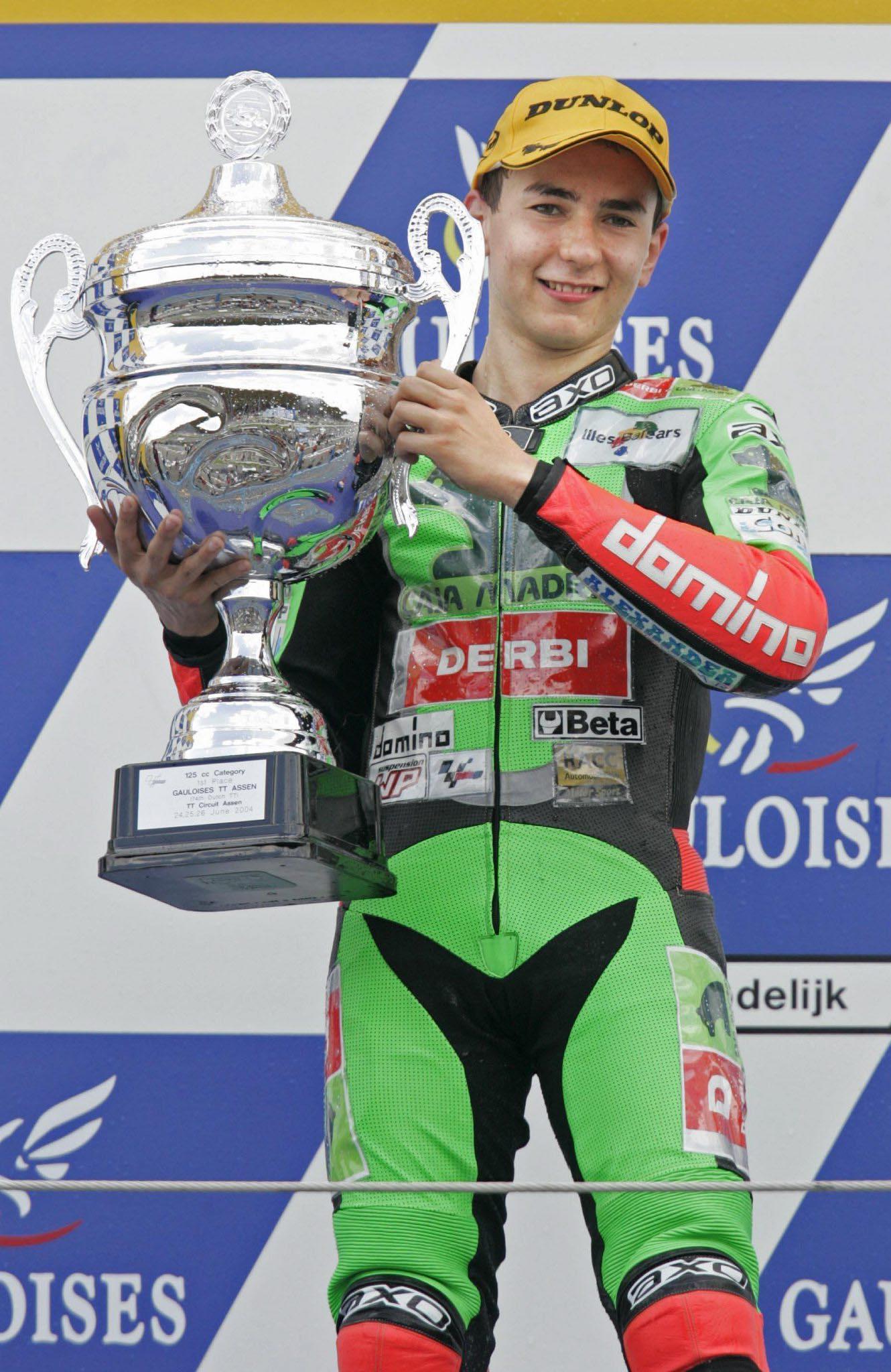 Lorenzo en su paso por 125cc
