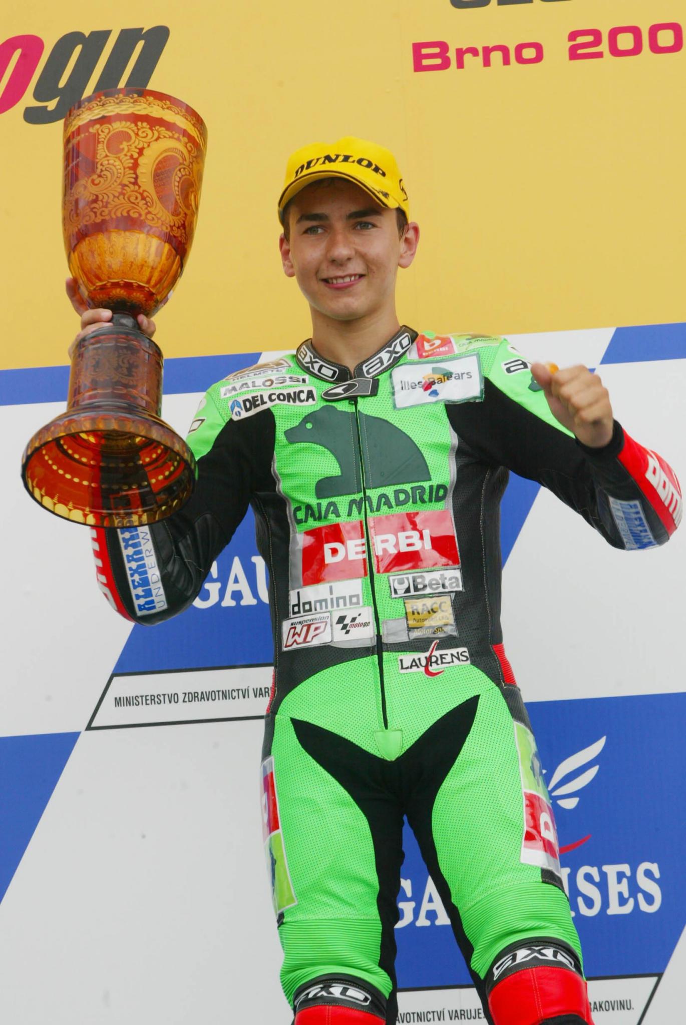 Lorenzo en su paso por 125cc
