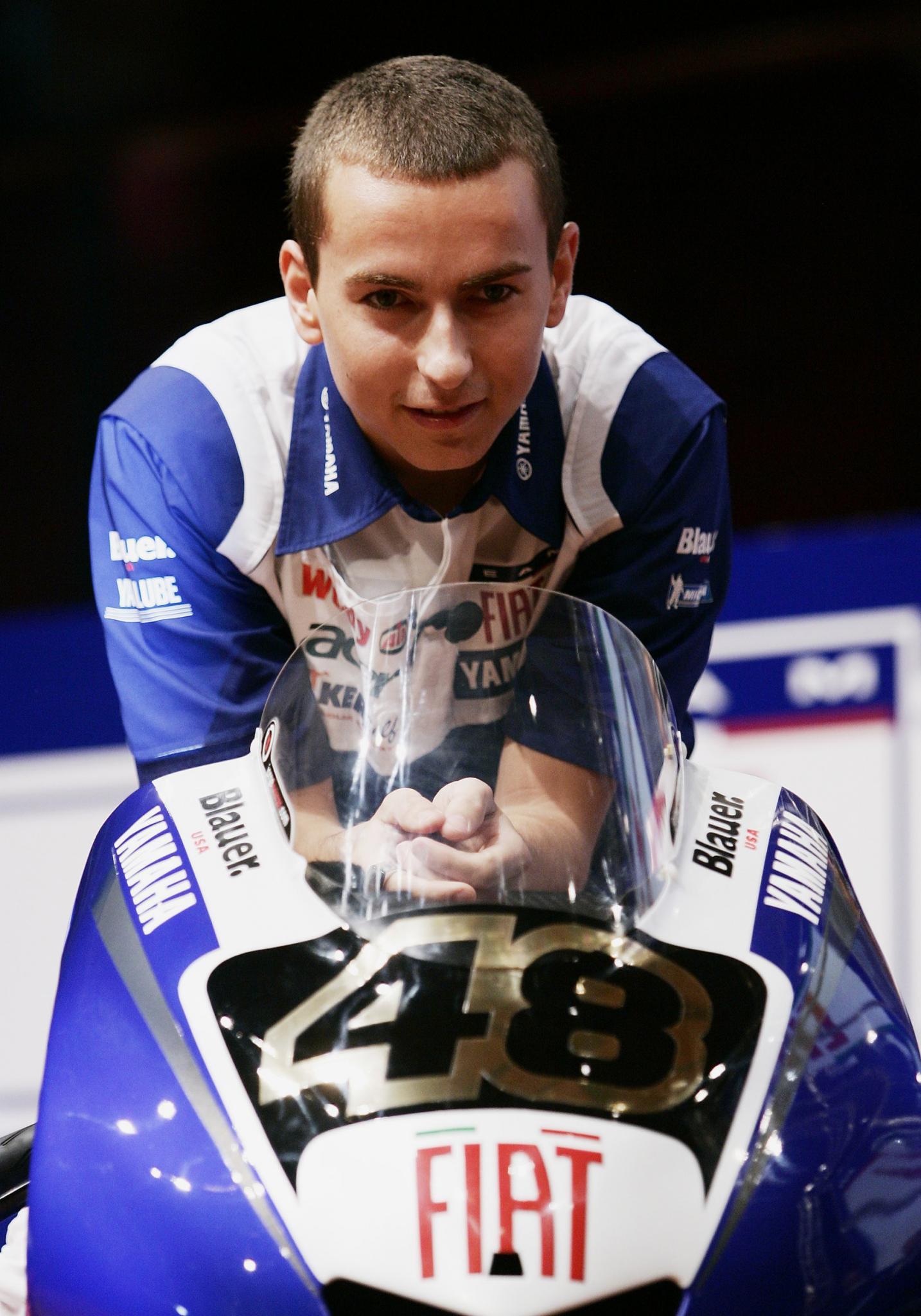 Lorenzo en sus primeros años en Moto GP
