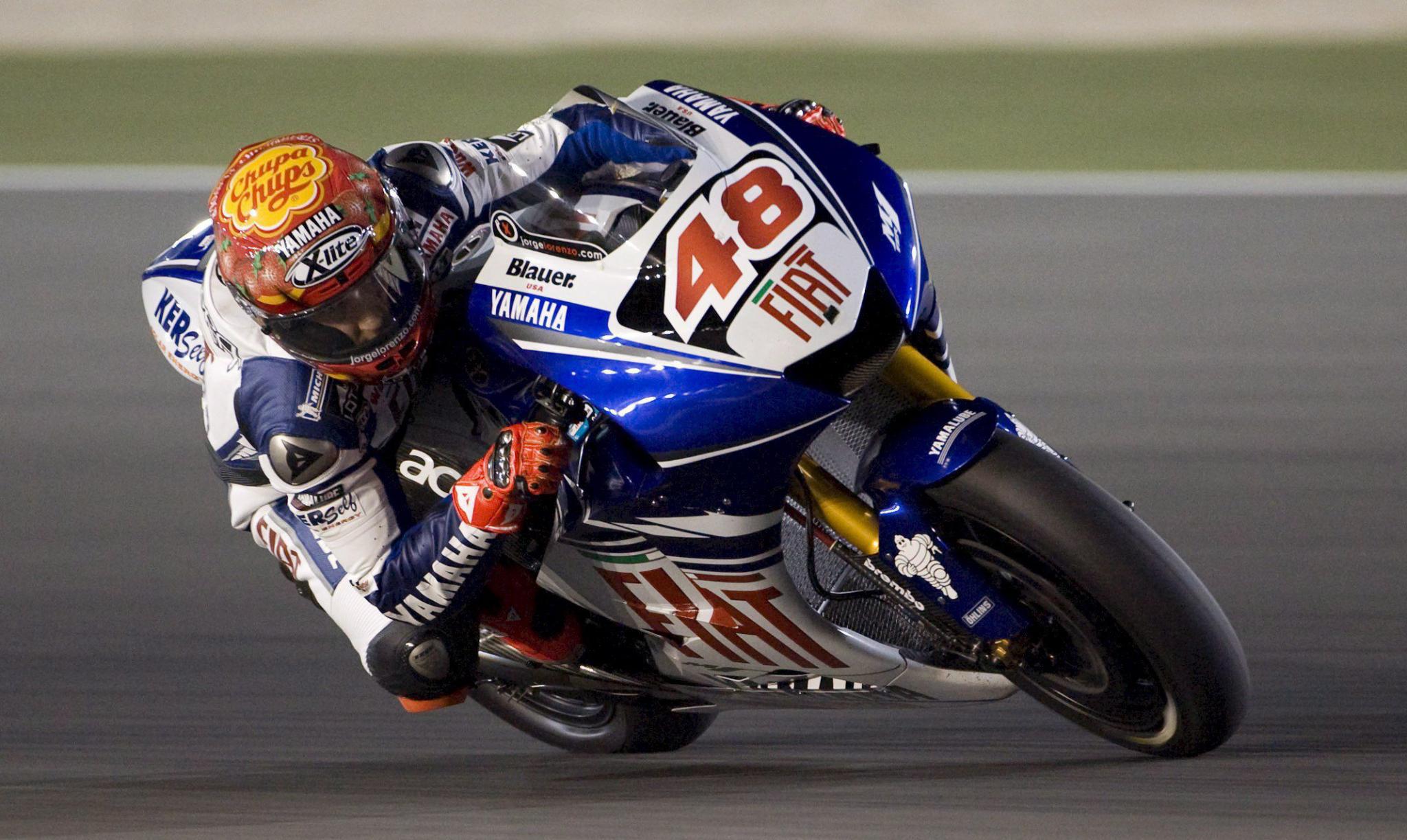 Lorenzo en sus primeros años en Moto GP