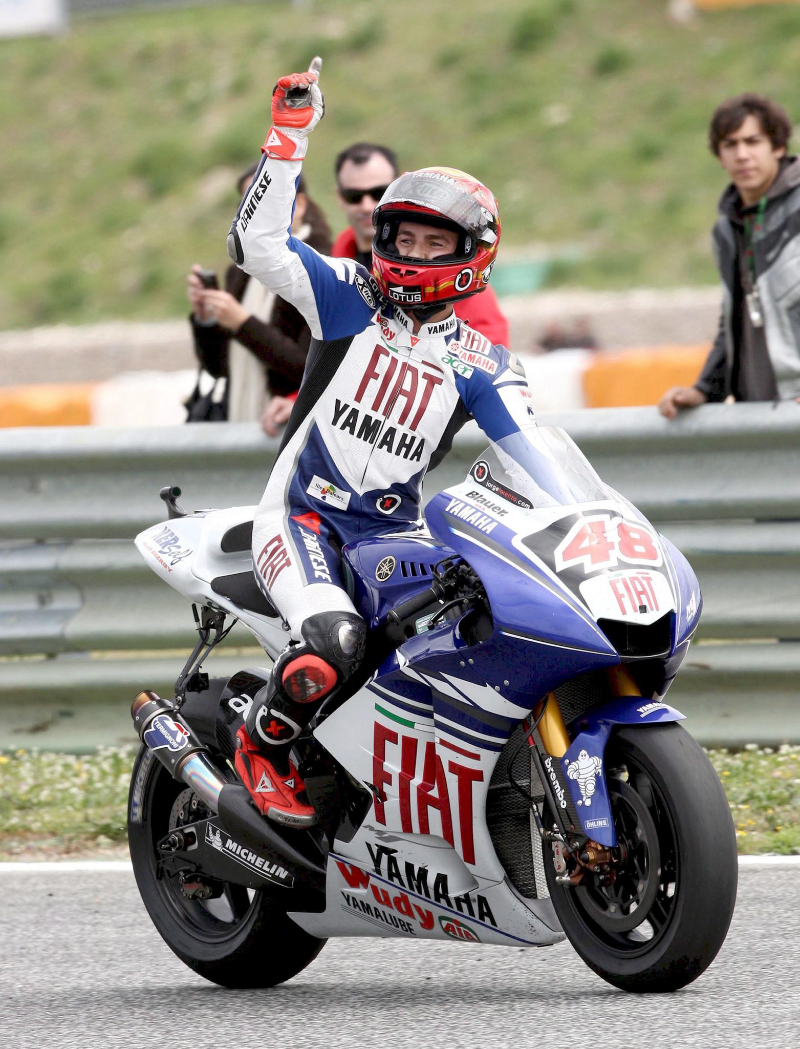 Lorenzo en sus primeros años en Moto GP