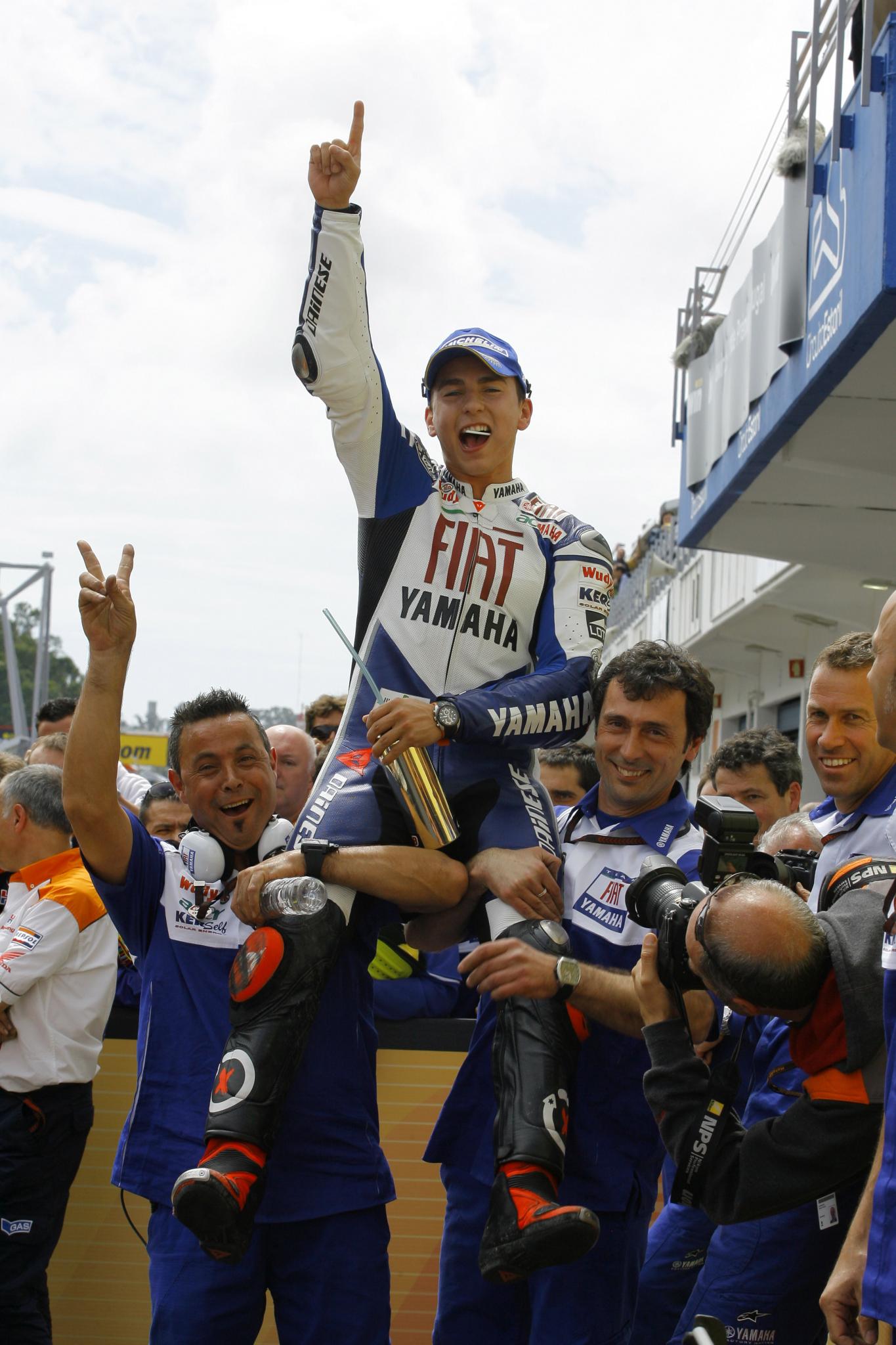 Lorenzo en sus primeros años en Moto GP