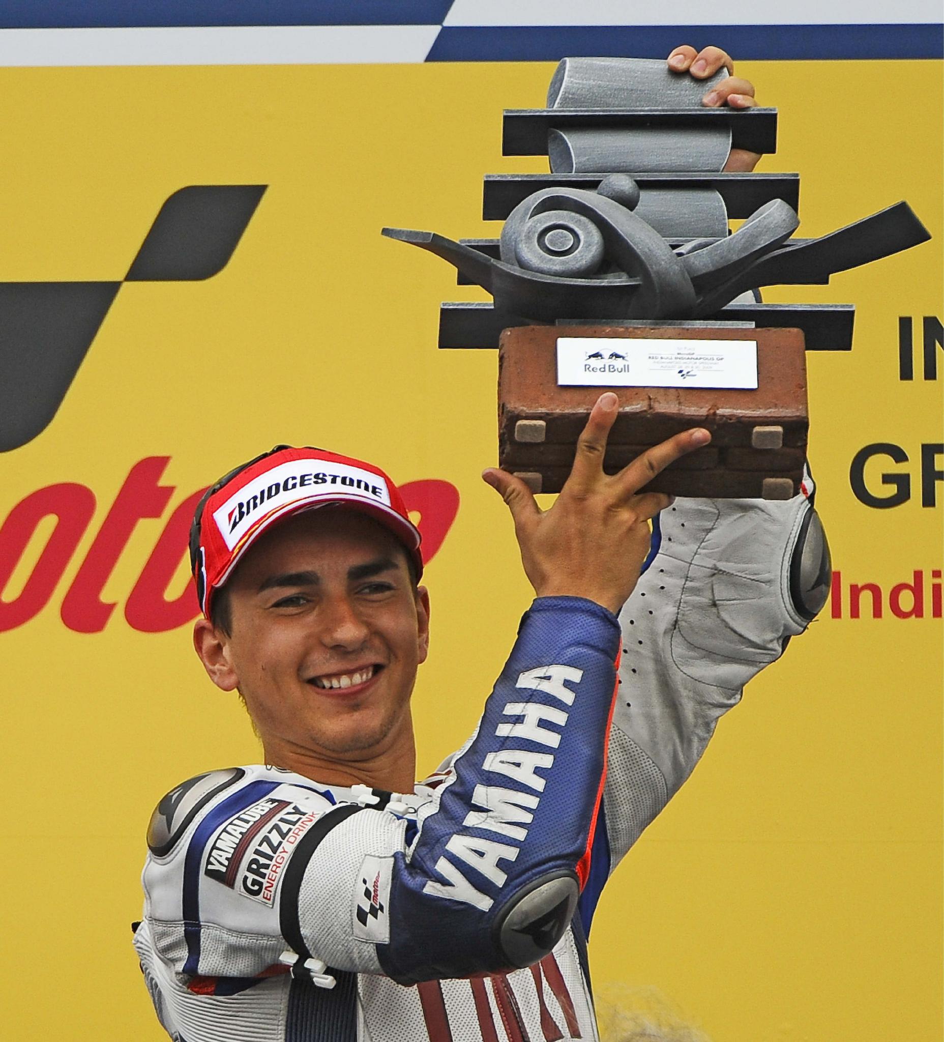 Lorenzo en sus primeros años en Moto GP