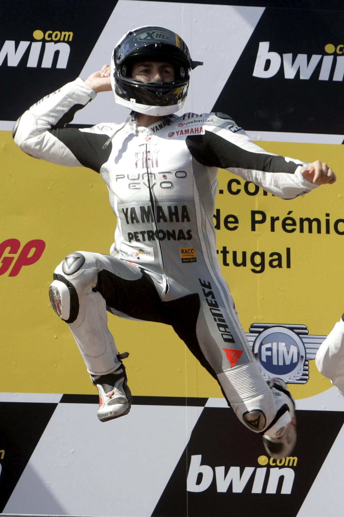 Lorenzo en sus primeros años en Moto GP