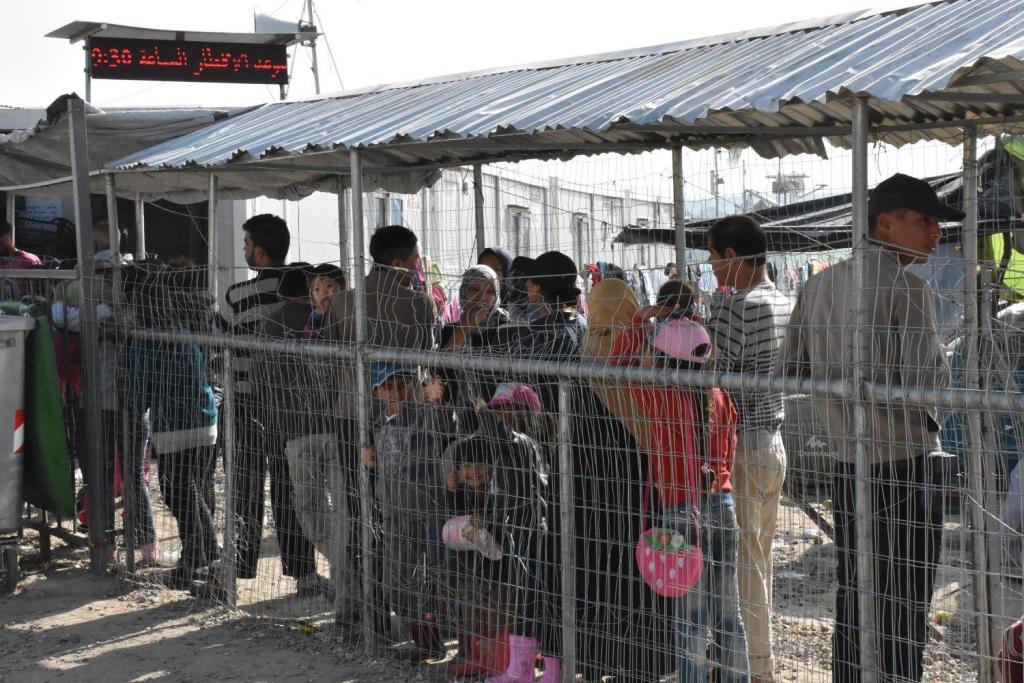 Campamento de refugiados en Idomeni
