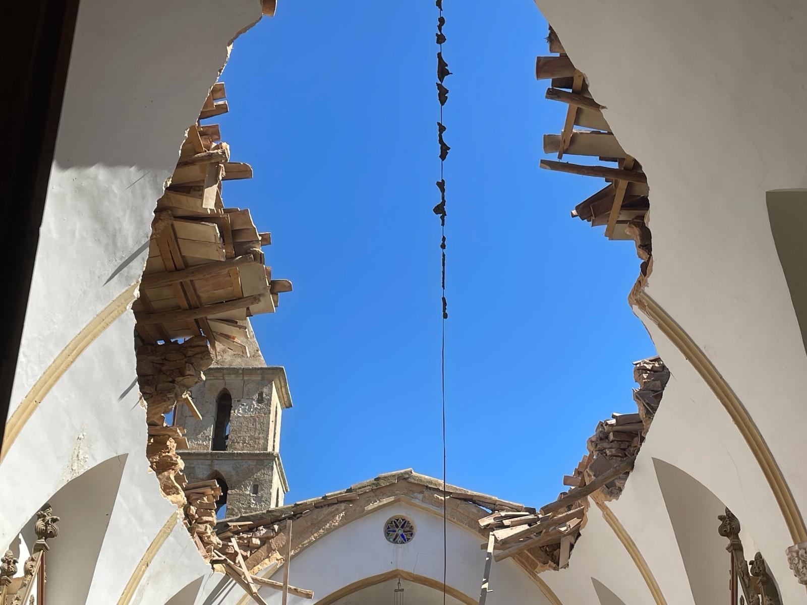 Fotogalería Así ha quedado la iglesia de Son Negre tras el derrumbe