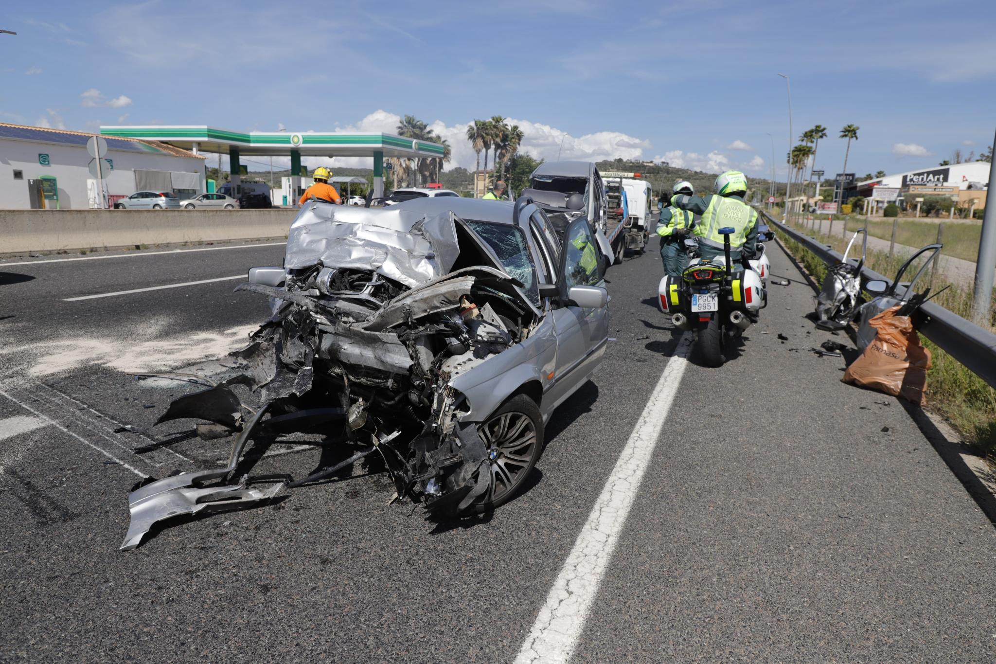 Fotogalería: Las imágenes del fatal accidente en la autovía de Manacor
