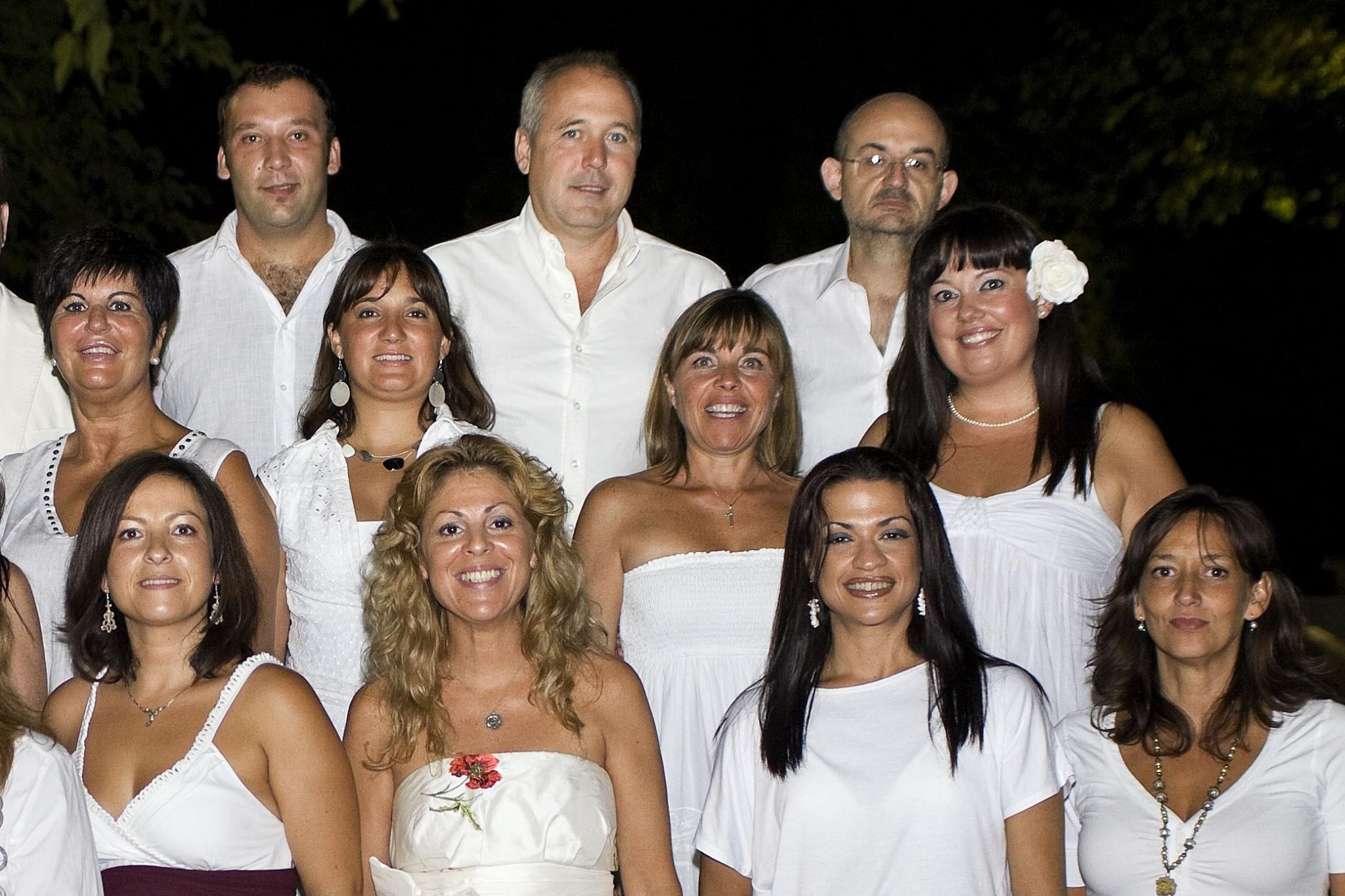 Cena en blanco