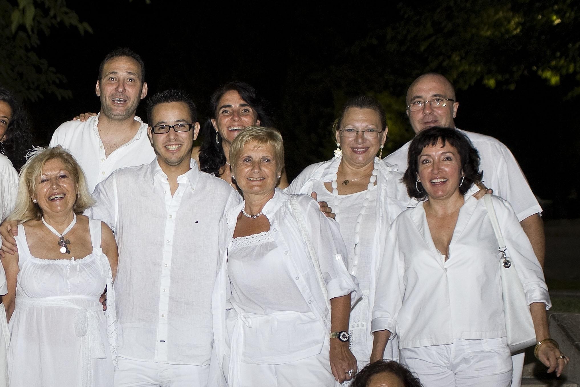 Cena en blanco