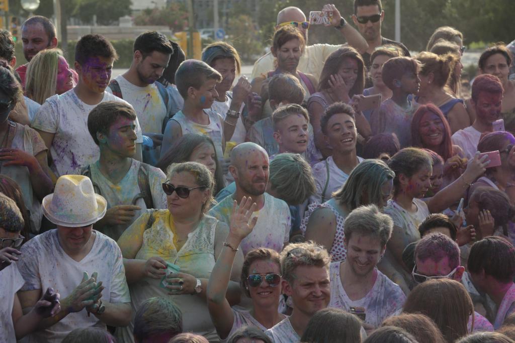 Fiesta Holi en el Parc de la Mar