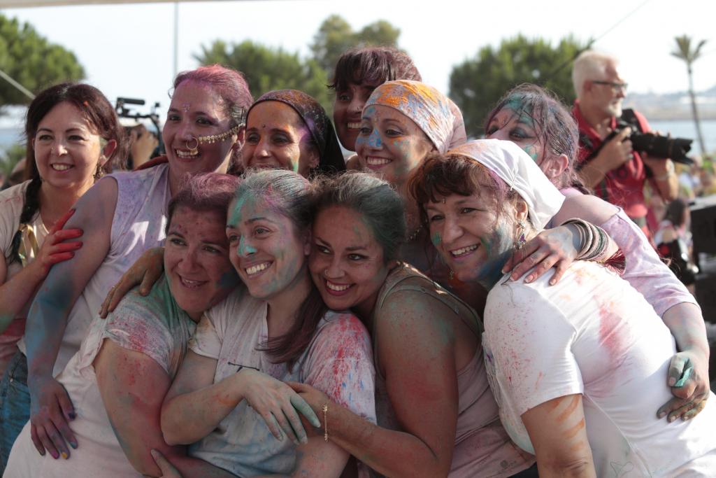 Fiesta Holi en el Parc de la Mar