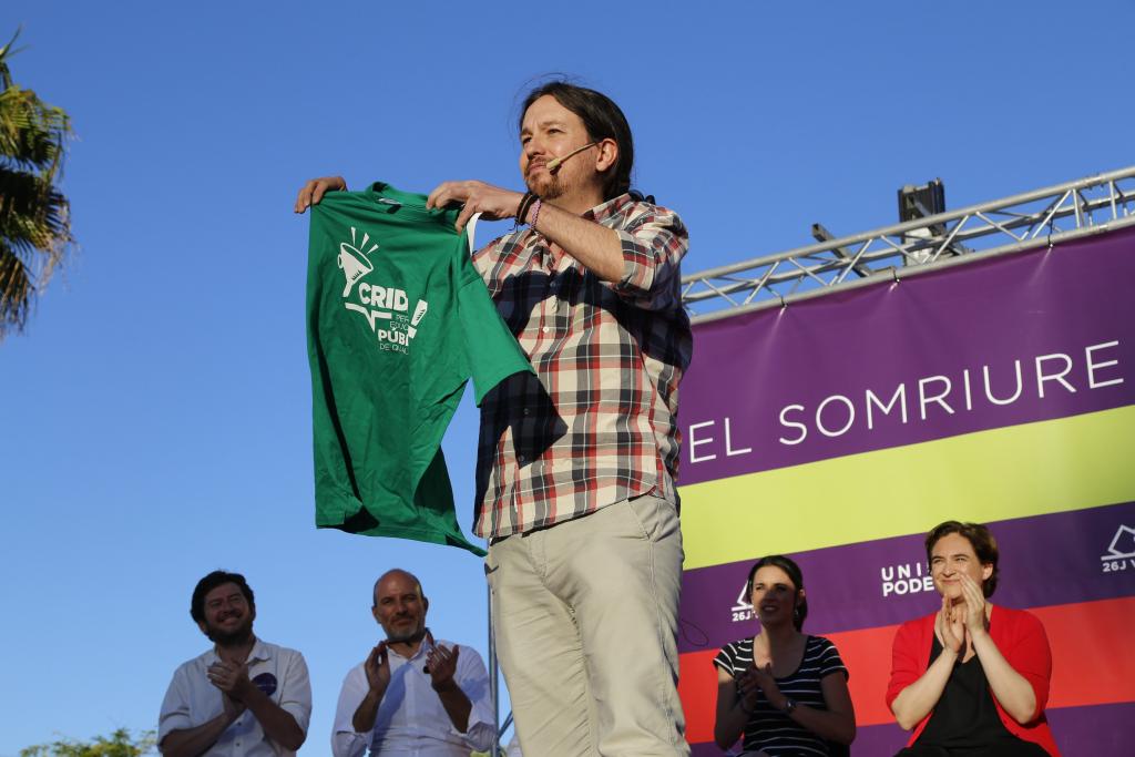 Mitin de Podemos en Palma
