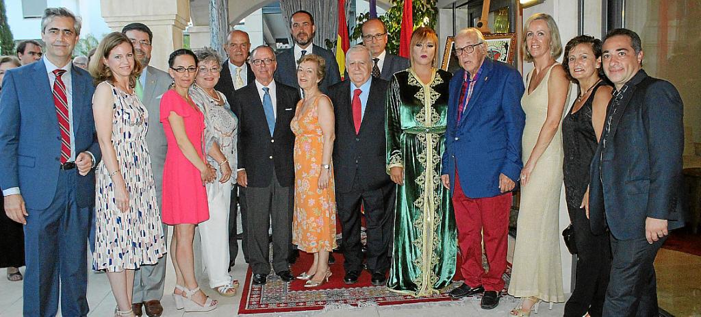 Recepción por la fiesta nacional de Marruecos