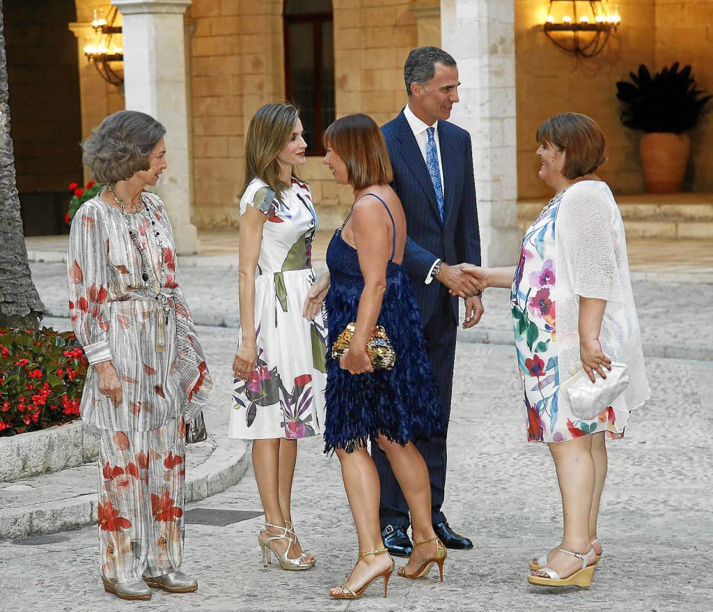 Recepción real en l'Almudaina