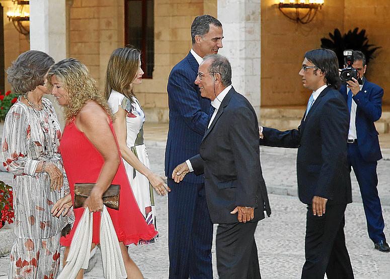 Recepción real en l'Almudaina