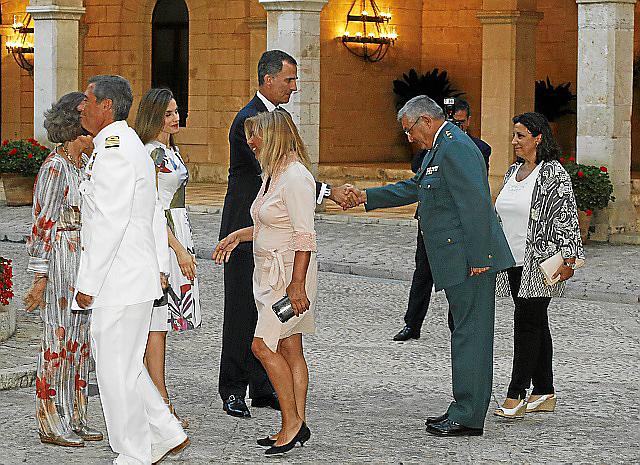 Recepción real en l'Almudaina