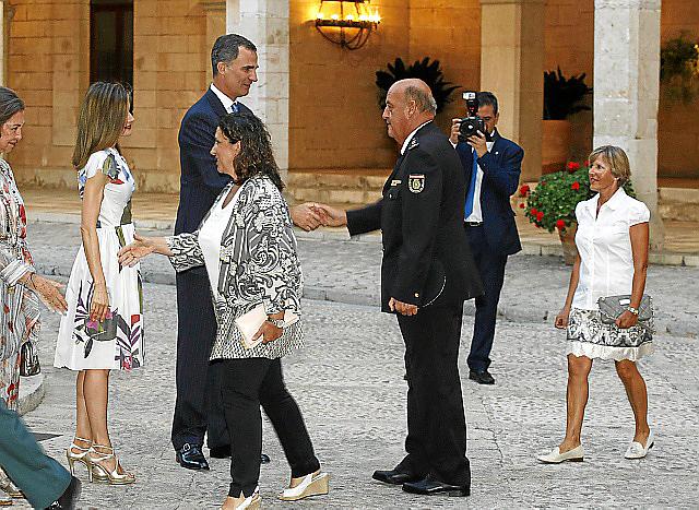 Recepción real en l'Almudaina