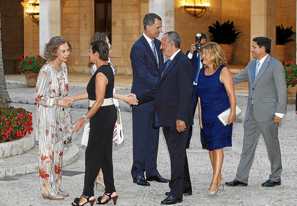 Recepción real en l'Almudaina