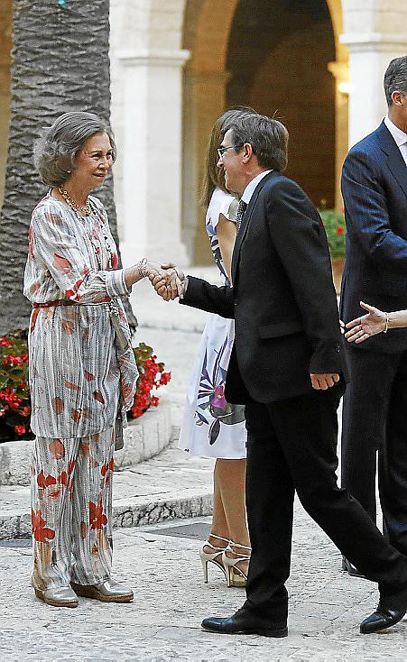 Recepción real en l'Almudaina