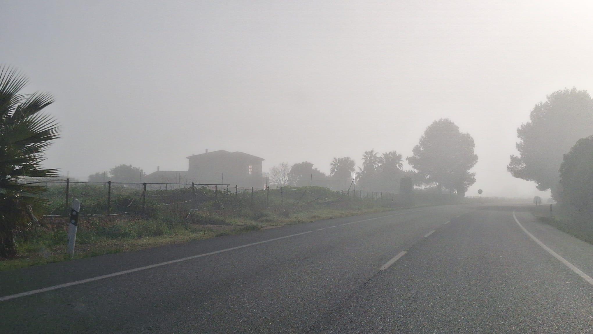 La niebla ha cubierto este jueves algunas zonas de la Isla