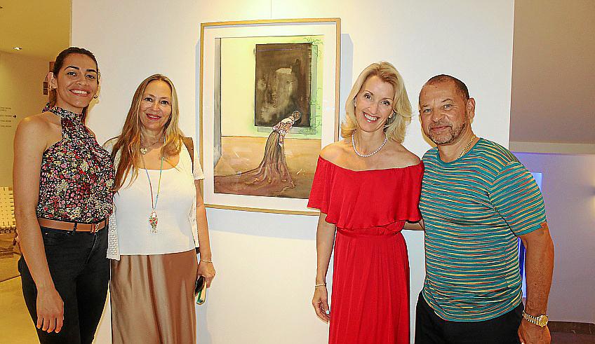 Niurka Corredor, Inma Bianchi, Ángela Bruno y Clifford Reis.