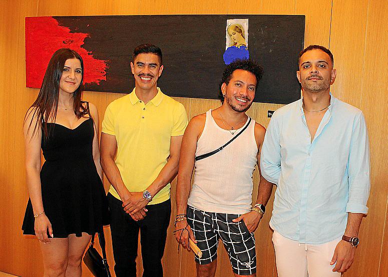 Ascen Martínez, Noel Ayestas, Juan Rubén Reyes y Óscar López.