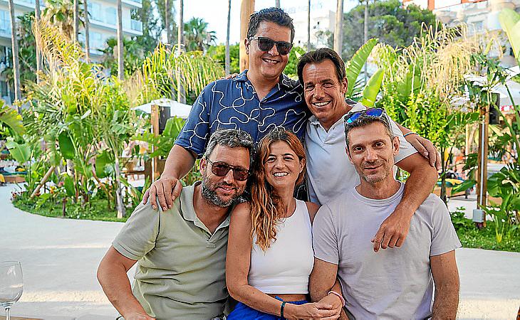 Jordi Chacón, Jaume Mas, Román Zumstein, Marga Palmer y Joan Sanchís.