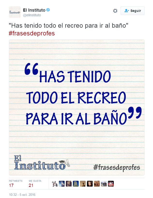 Frases de 'profes'