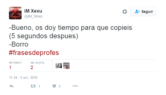 Frases de 'profes'