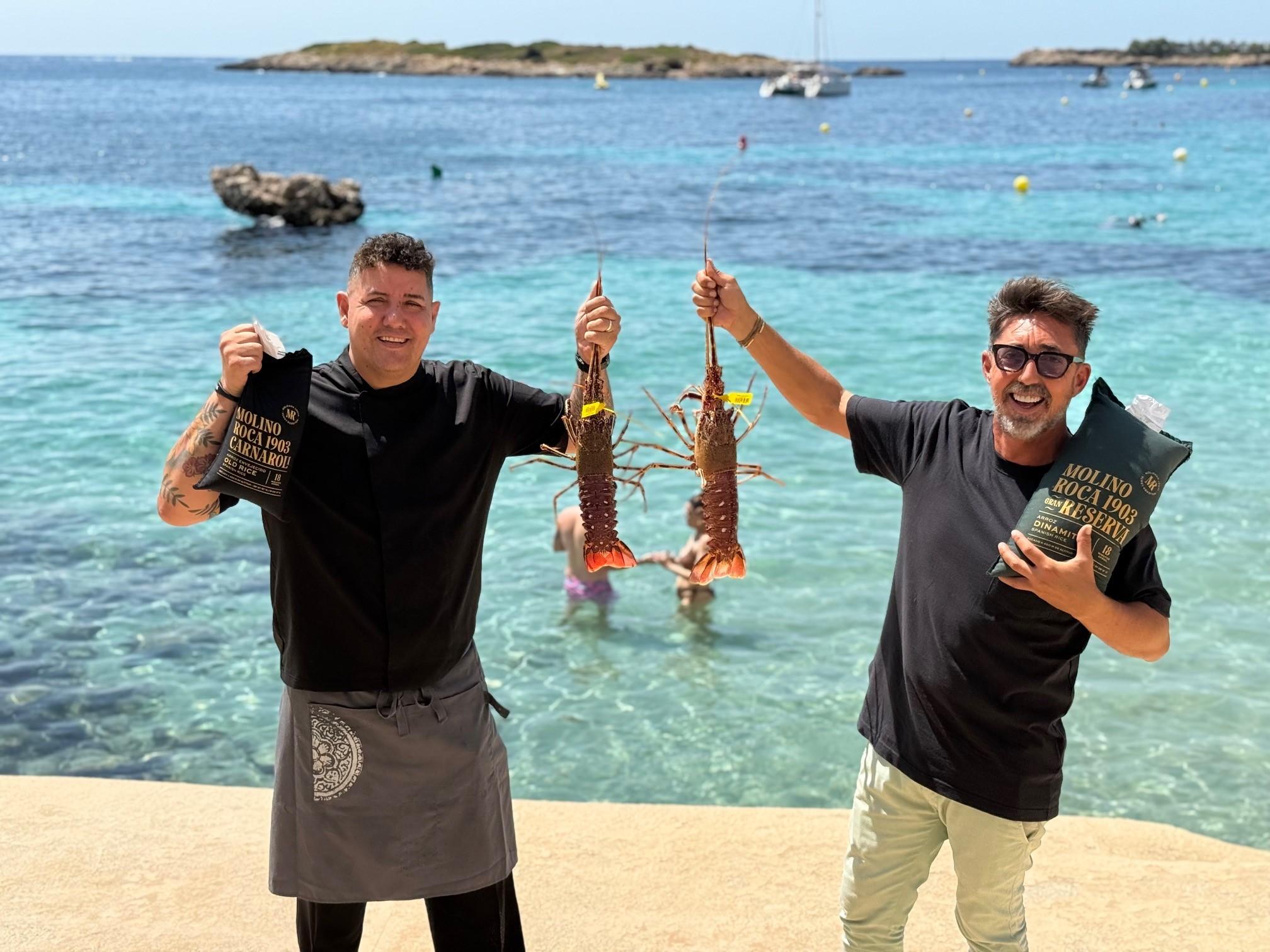 メロンを食べる男　eduardo roca Los espectaculares arroces de Edu Torres y David Carmona