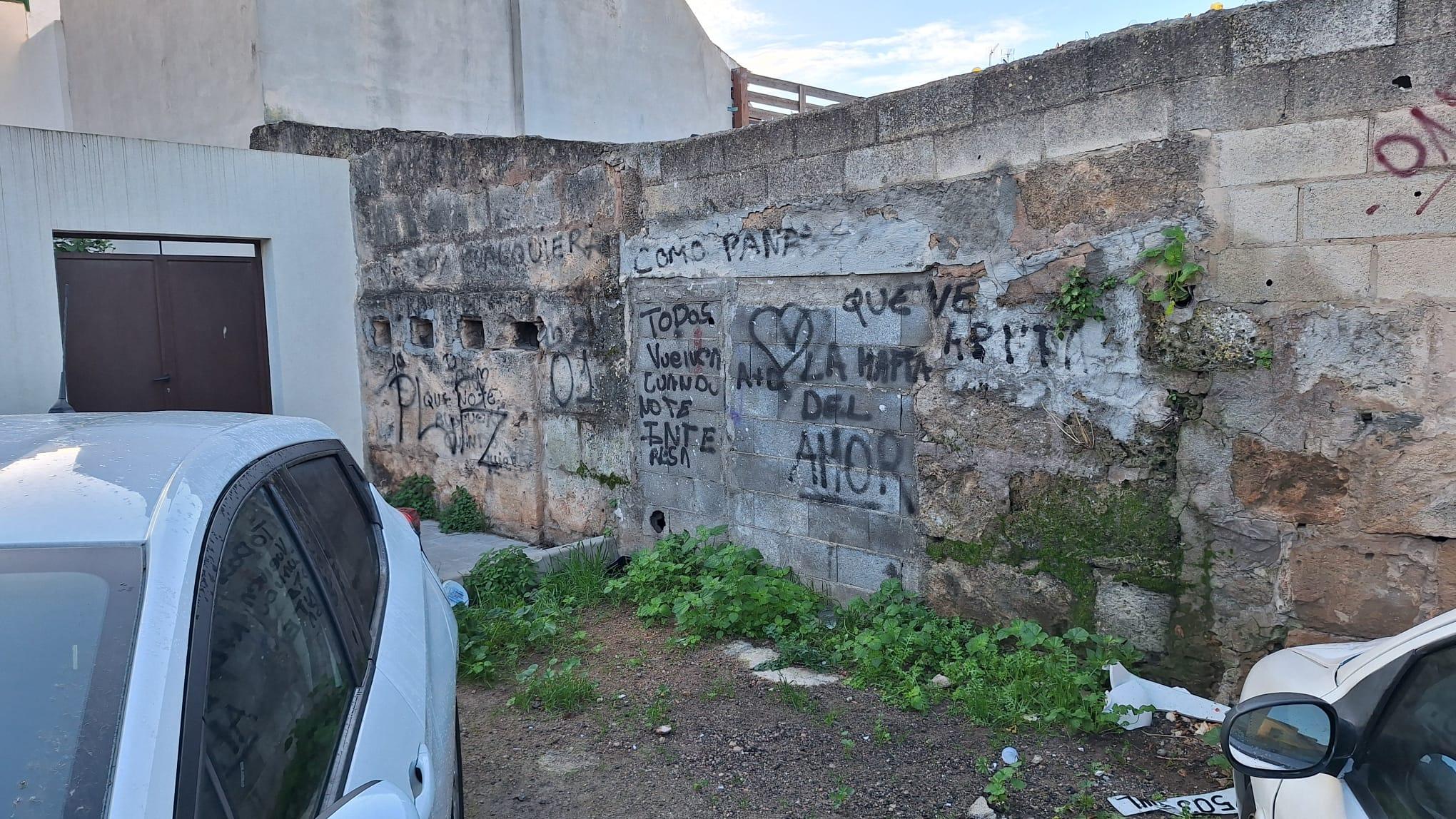 Denuncian la presencia de toxicómanos «violentos» en un solar de Son Forteza