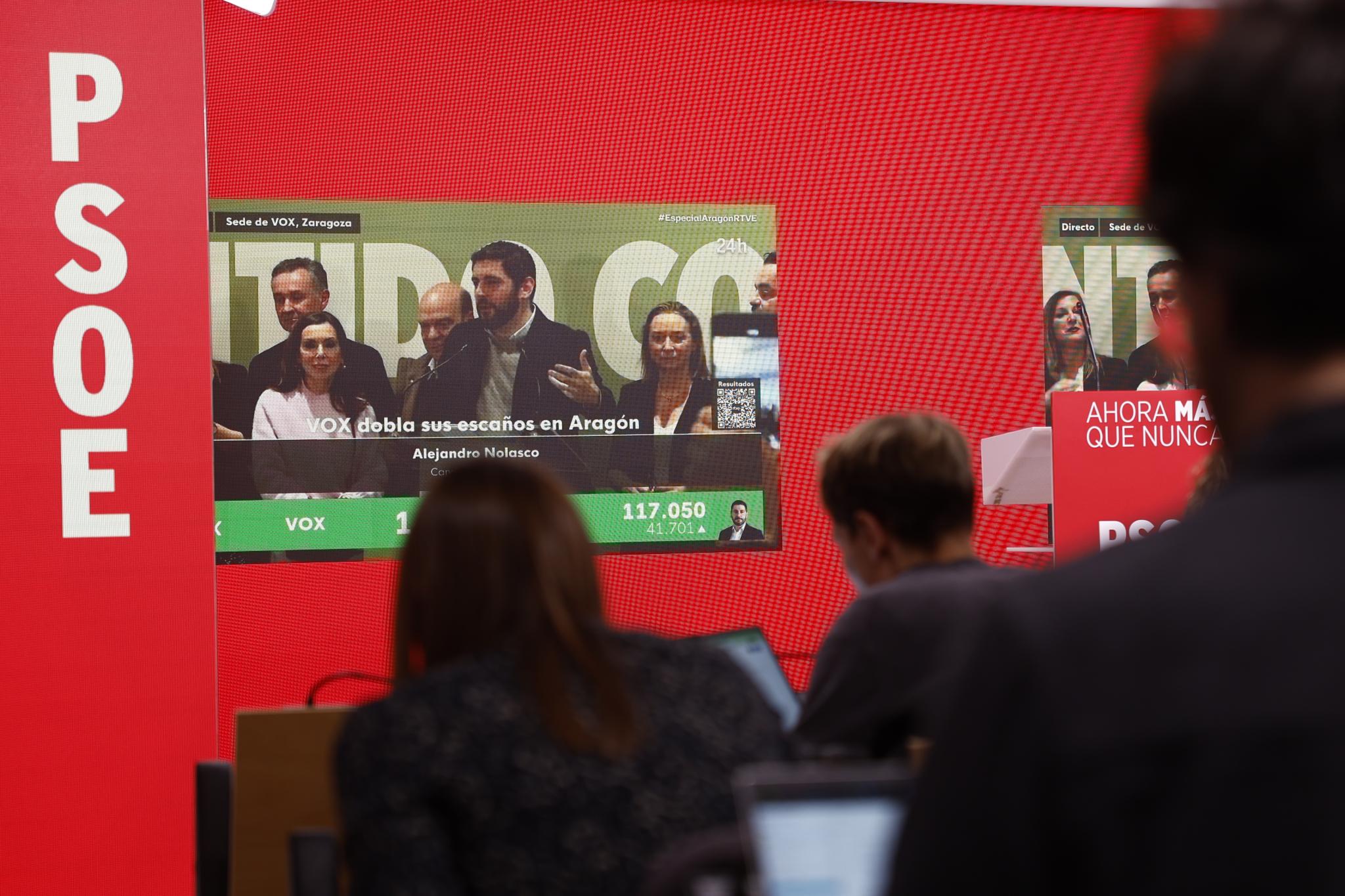 El PP balear reivindica la victoria en Aragón y la izquierda alerta del avance de Vox en Aragón
