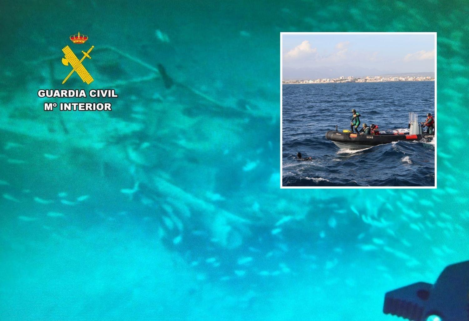 Recuperan tres relojes de alta gama de un velero de lujo que se hundió por un incendio en la bahía de Palma