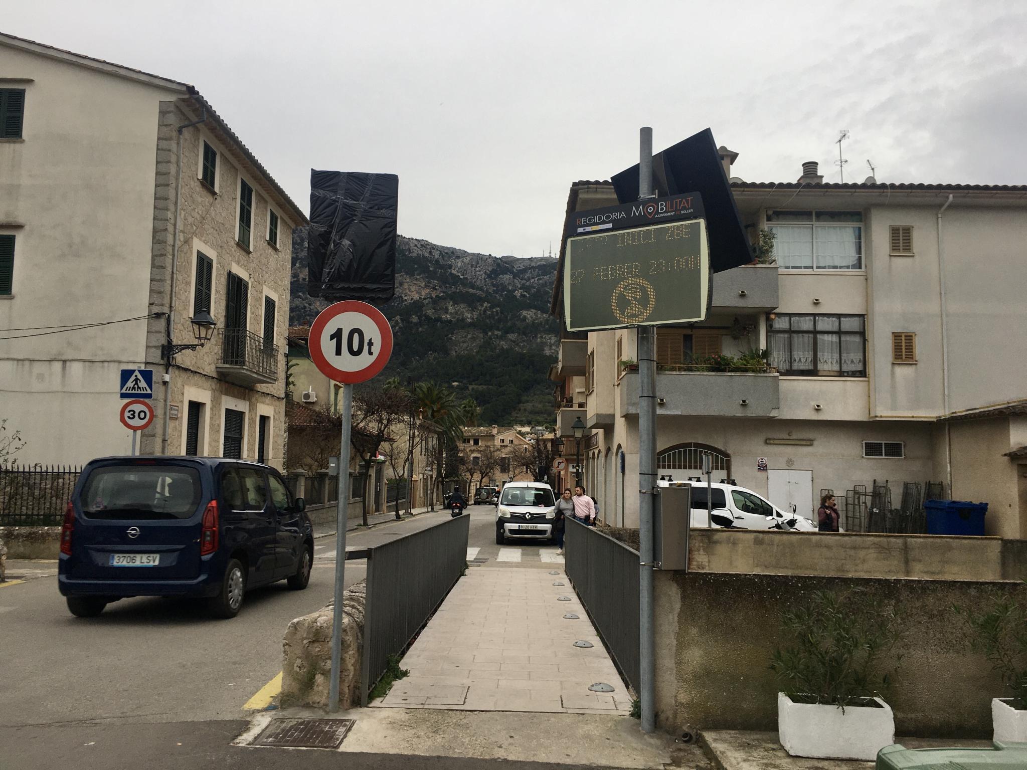 La ZBE del núcleo histórico de Sóller entrará en vigor el 27 de febrero