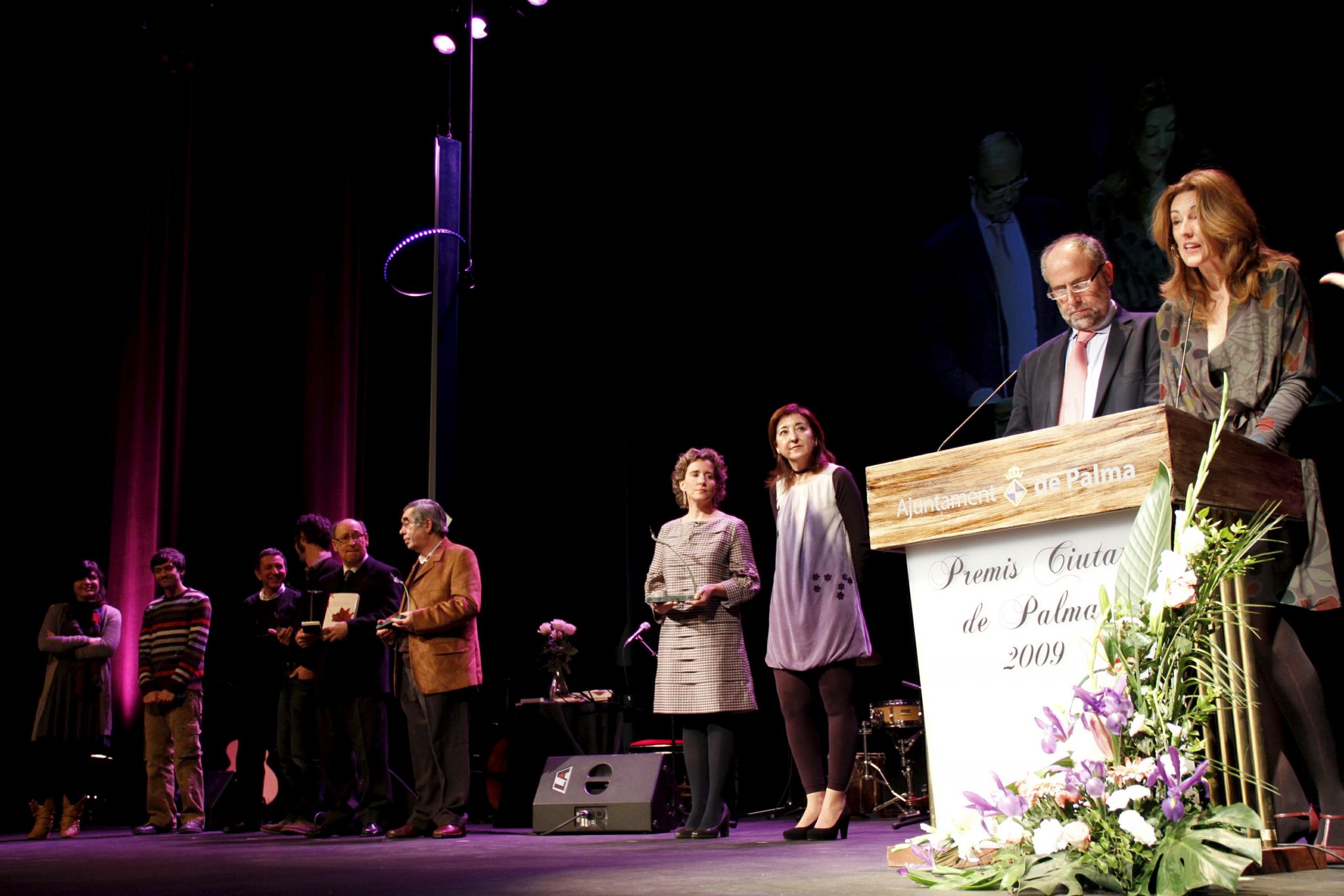 ENTREGA DE LOS PREMIOS CIUDAD DE PALMA 2009.
