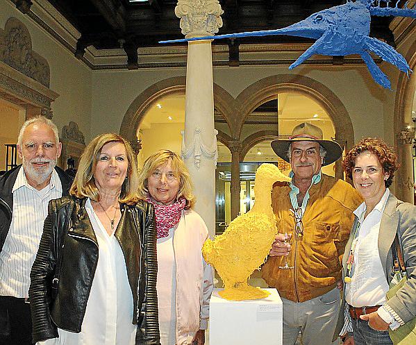 Damià Ramis inaugura una exposición con sus nuevas esculturas