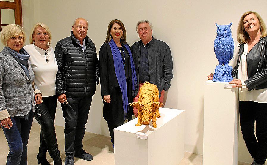 Damià Ramis inaugura una exposición con sus nuevas esculturas