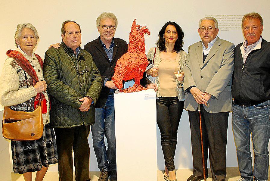 Damià Ramis inaugura una exposición con sus nuevas esculturas