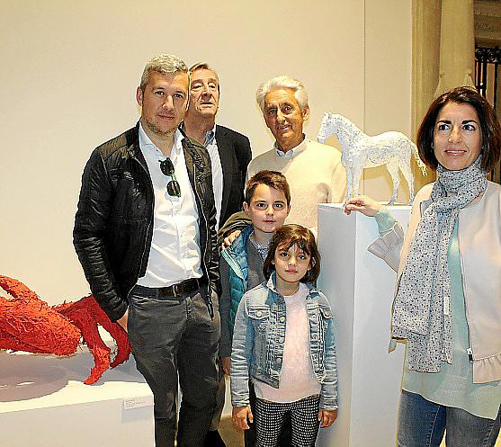 Damià Ramis inaugura una exposición con sus nuevas esculturas