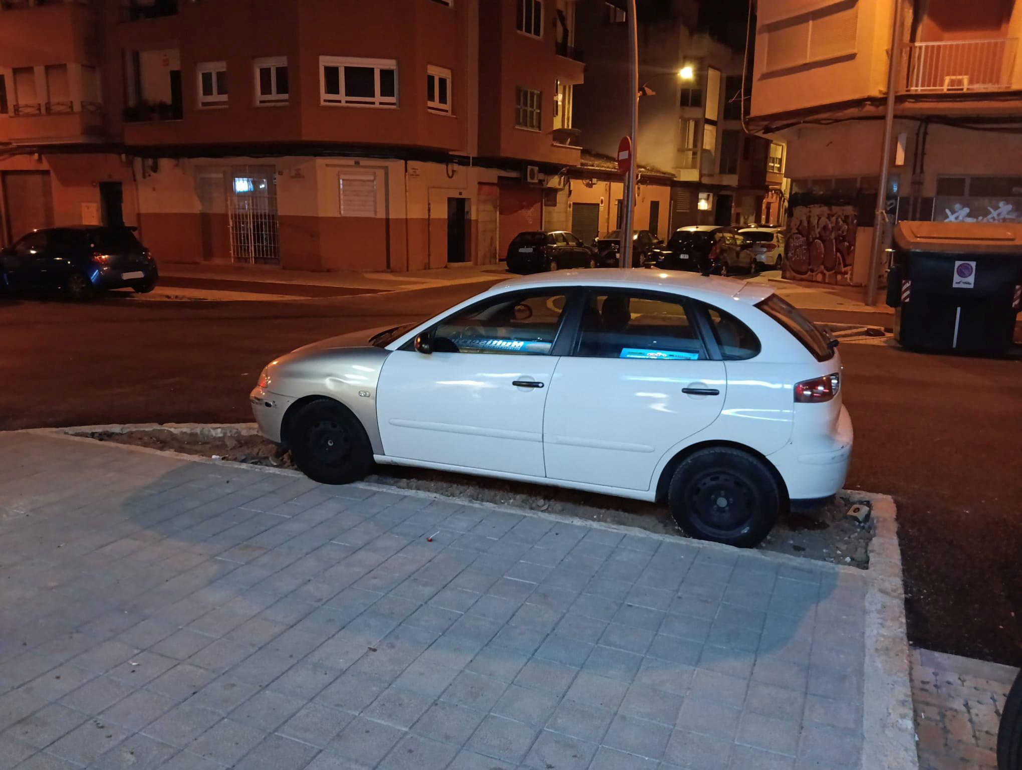 Incivismo en General Ricardo Ortega, la calle de las obras interminables de Palma