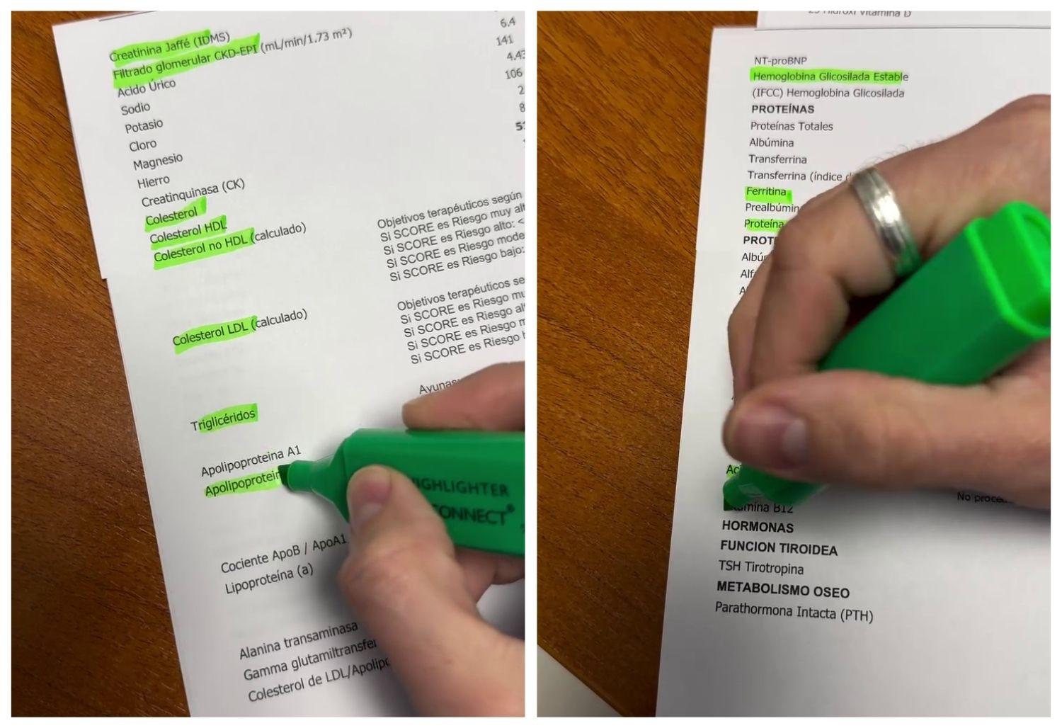 Aurelio Rojas, cardiólogo, sobre cómo interpretar una analítica: «Os tenéis que fijar en estos conceptos»