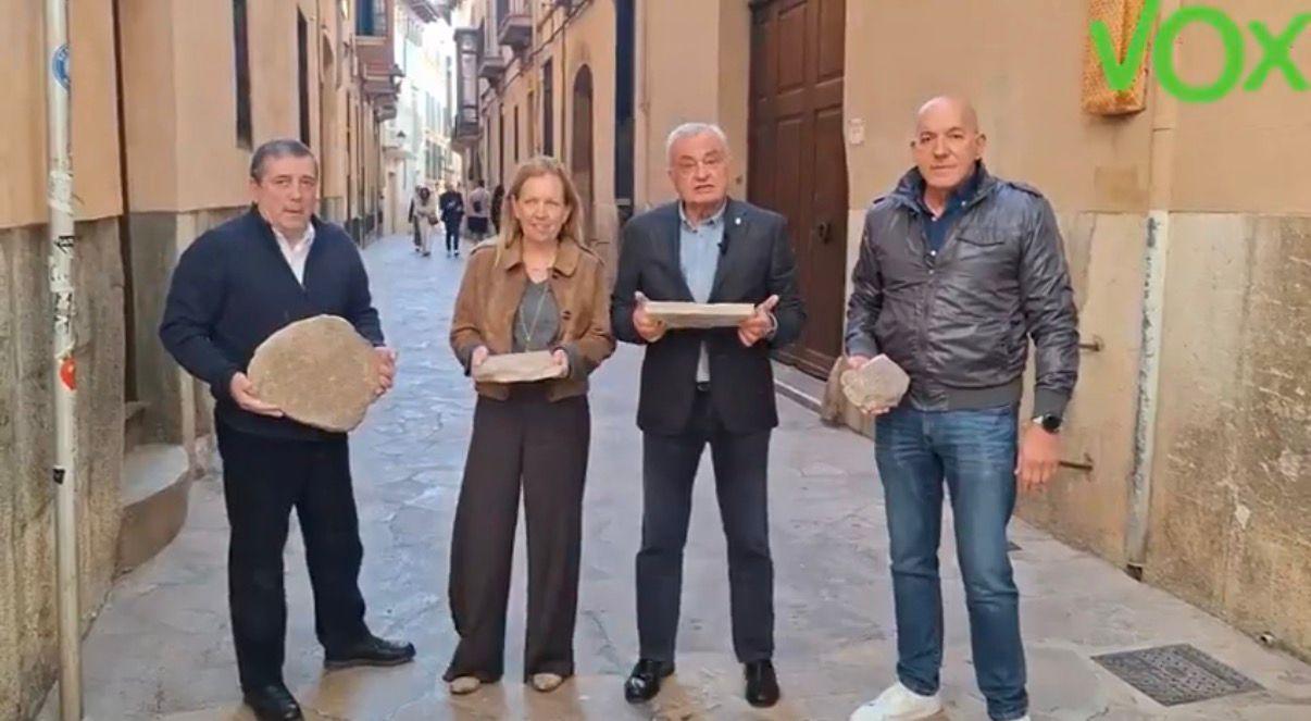 Fulgencio Coll pide al alcalde que actúe ante el «malísimo estado» del pavimento del casco antiguo de Palma