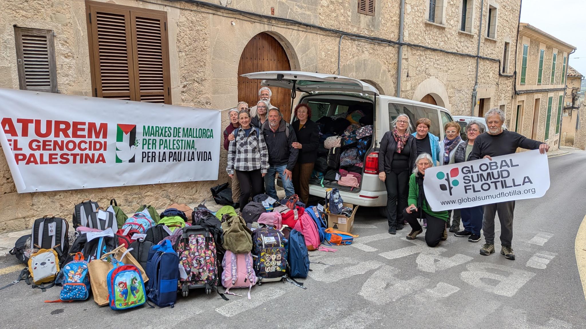 ‘Motxilles per Gaza’ logra la implicación de más de cincuenta centros educativos