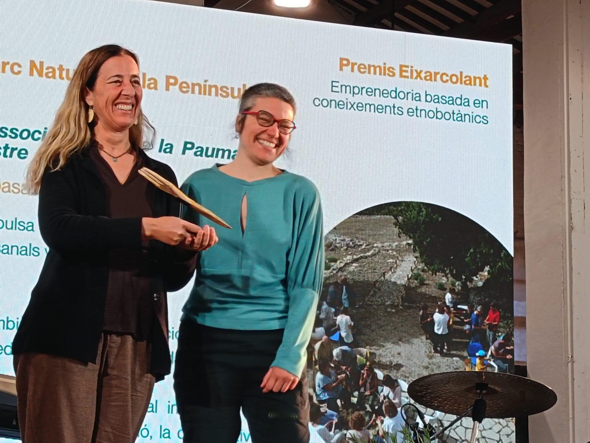 L'Associació l'Art de la Pauma del Parc de Llevant se alza en Catalunya con el Premi Eixarcolant