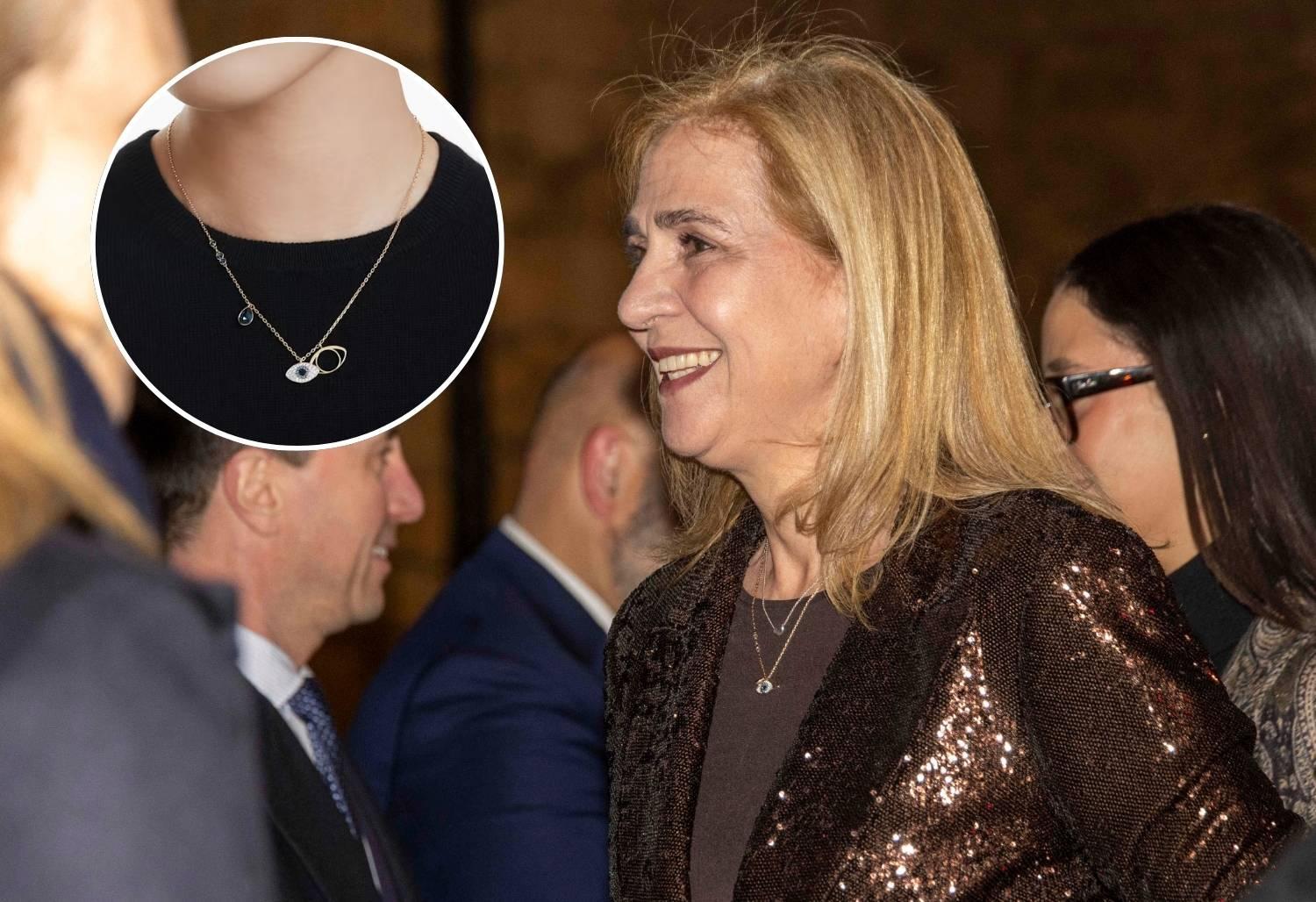 El amuleto de la infanta Cristina en su reaparición en Mallorca: bloquea las energías negativas y aporta protección